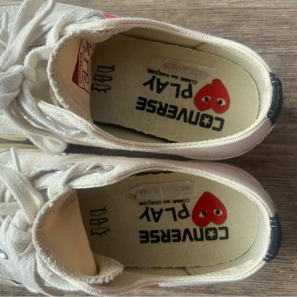 Commes des Garçons PLAY x converse hidden heart - Picture 7 of 9